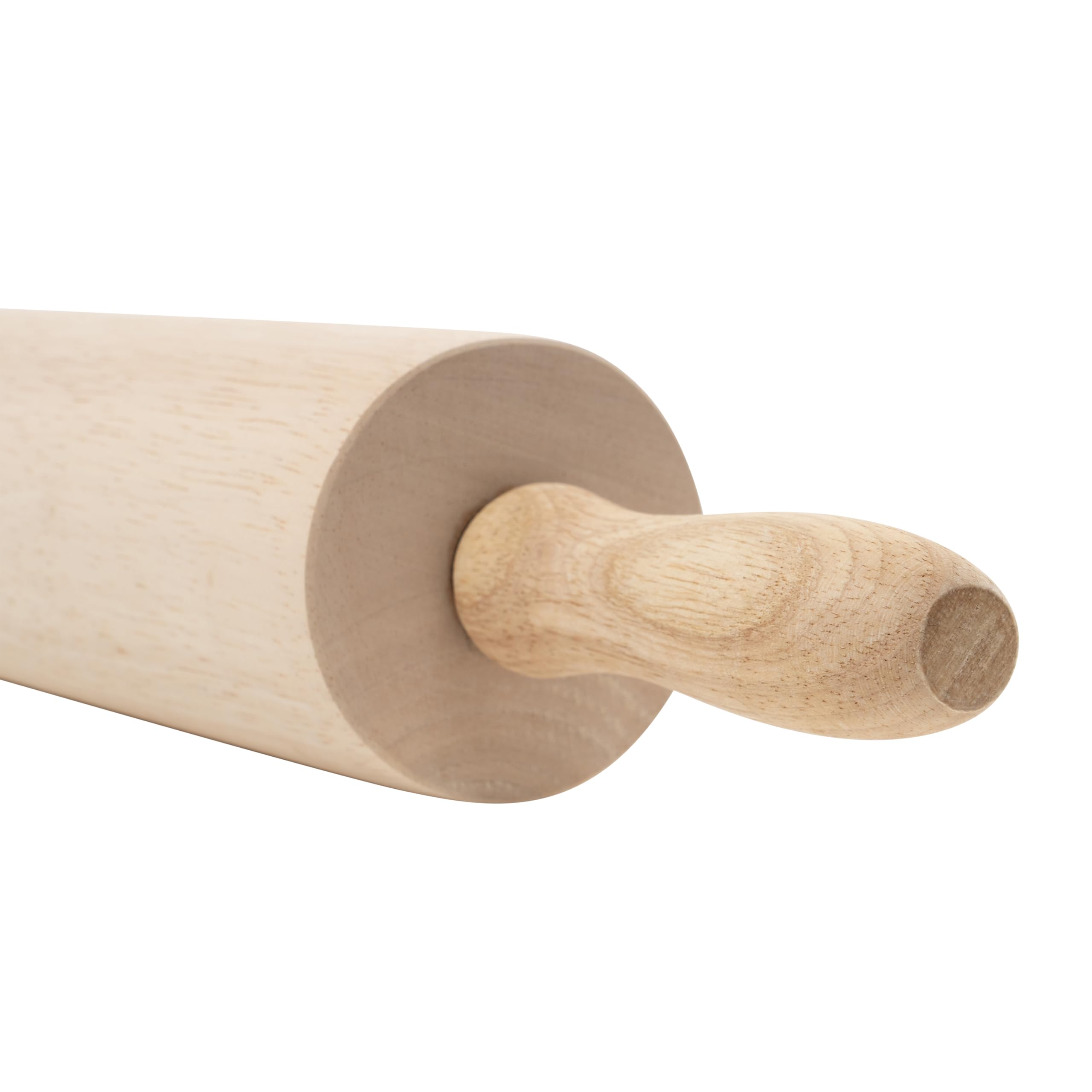Winco WRP-18 Wood Winware Rouleau à pâtisserie en bois d'hévéa 45,7 cm
