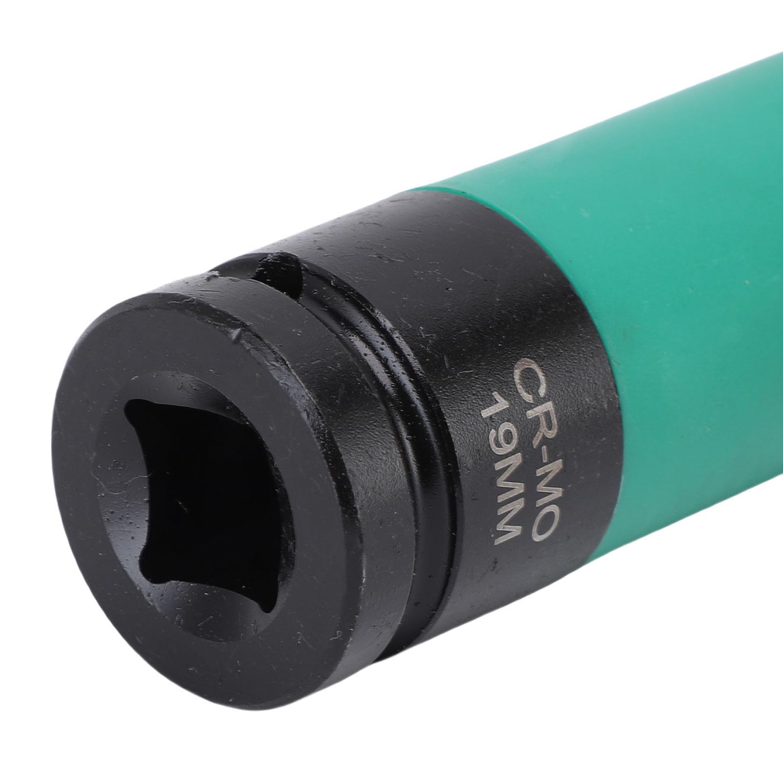 Generic Zestaw 3 nasadek udarowych 1/2 cala, 17 mm, 19 mm, 21 mm, metryczne nasadki do nakrętek kół ze stali CrMo o cienkich ściankach, z kolorowymi osłonami ochronnymi