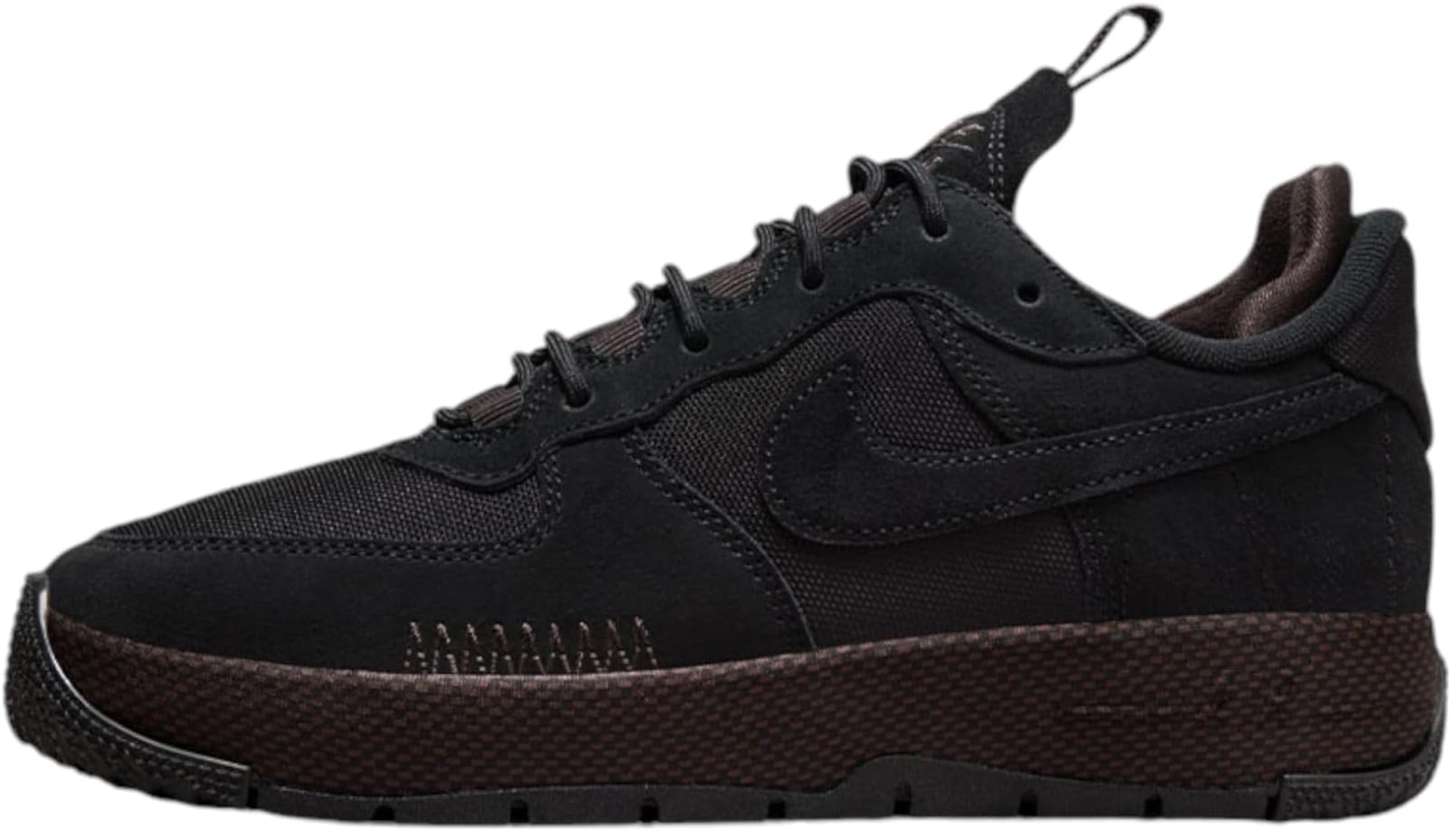 all black suede nike air force 1