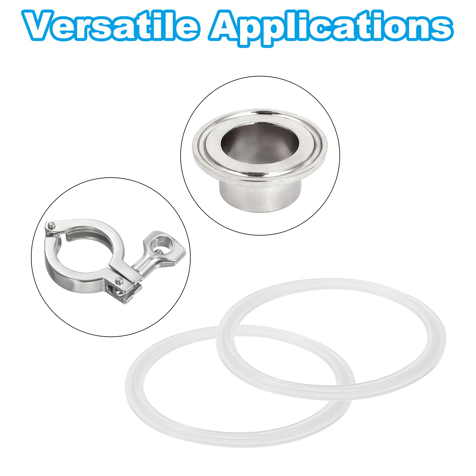 PATIKIL 10pcs Tri Clamps Gasket - Image 4