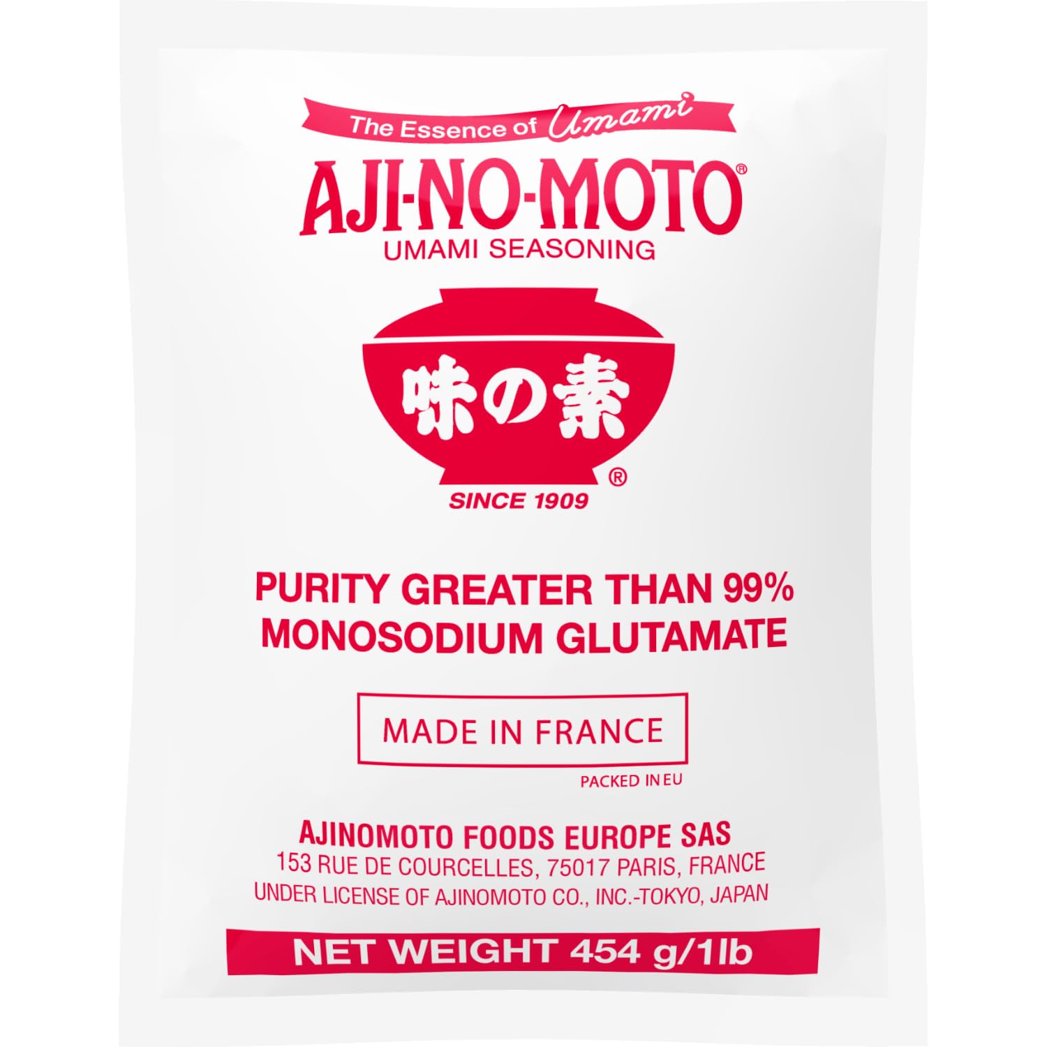 Ajinomoto Monosodium Glutamate, 454 g