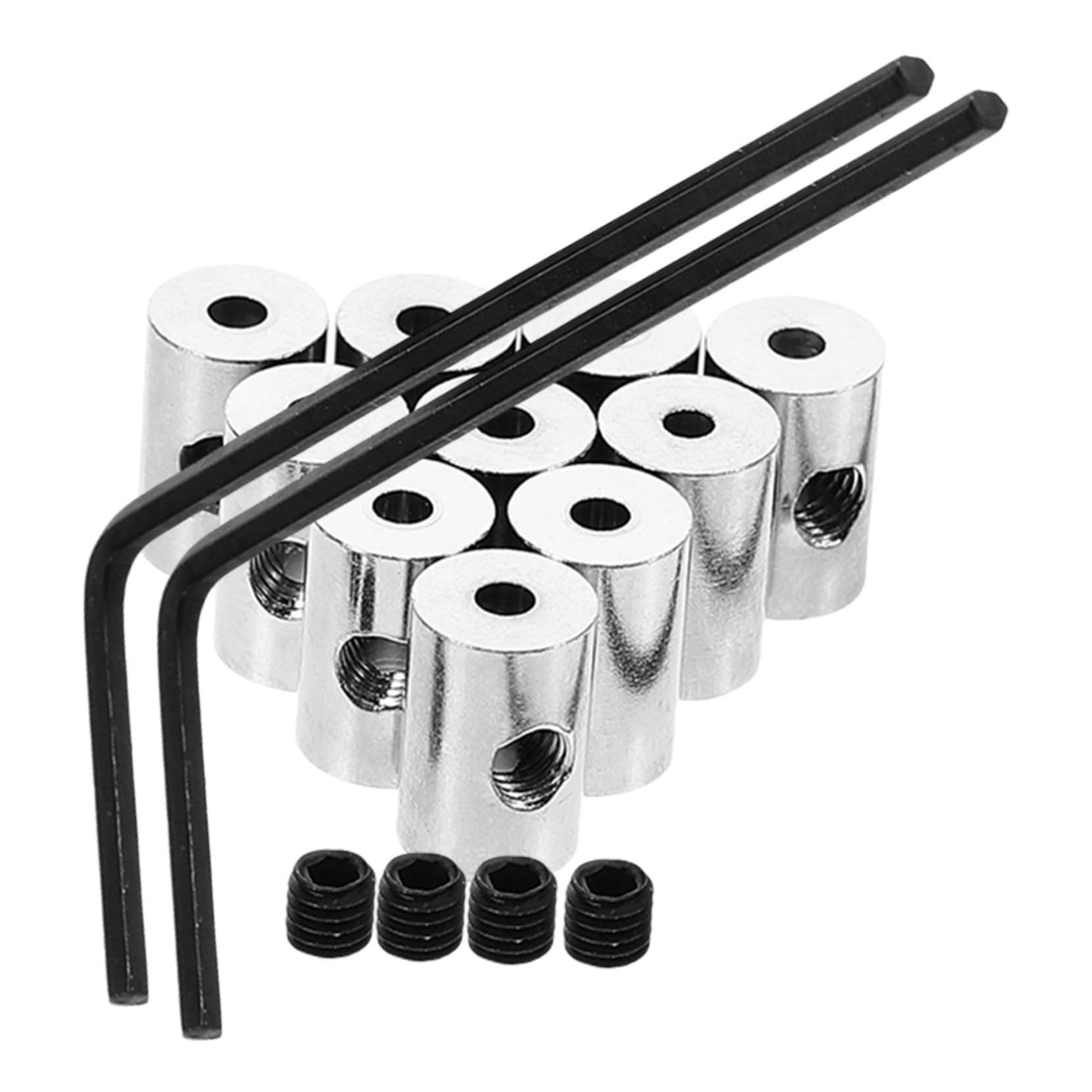 SEWACC Locking Pin Keepers Metal Pin Backs Wrench Secure Clasp Round Head Cap Brooch Badge Easy to Use