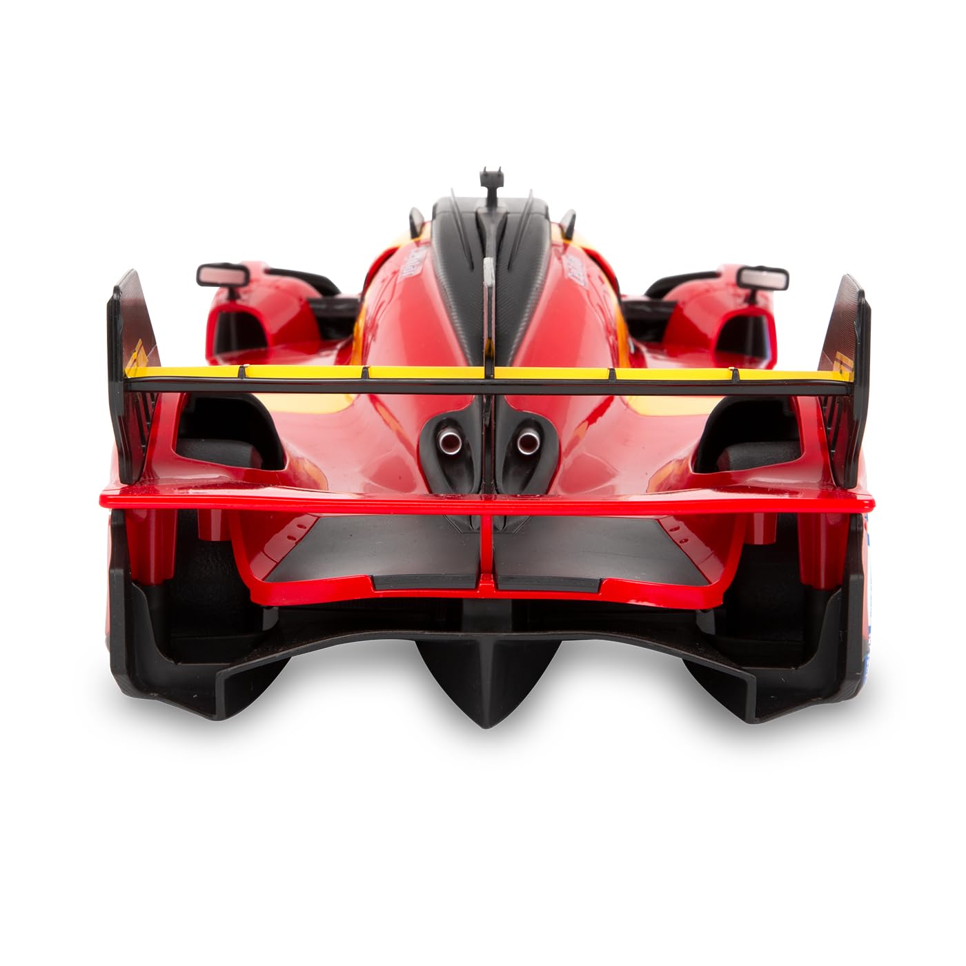 JAMARA Ferrari 499P 1:14 Czerwone Drzwi ręczne 2,4 GHz - Oficjalna licencja - Szczegółowe wnętrze - Farba wierna oryginałowi - Przezroczysta szyba przednia - Światło LED - Samochód RC