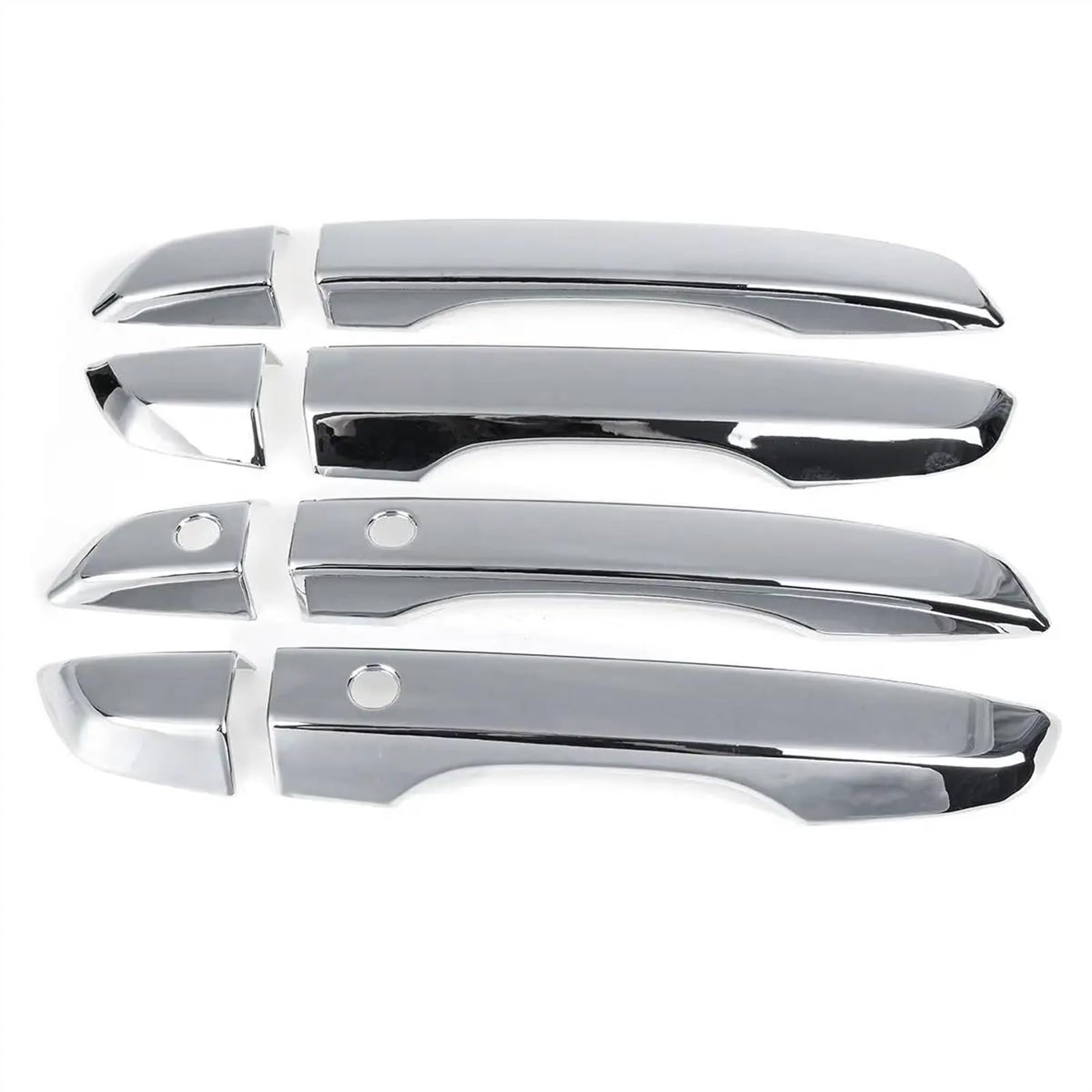 Slimes Chrome Door Handle Cover Trim Molding Catch Overlay Garnish Cap Cup Protector For Civic 10Th 2016-2019 Lhd Protection(Chrome)
