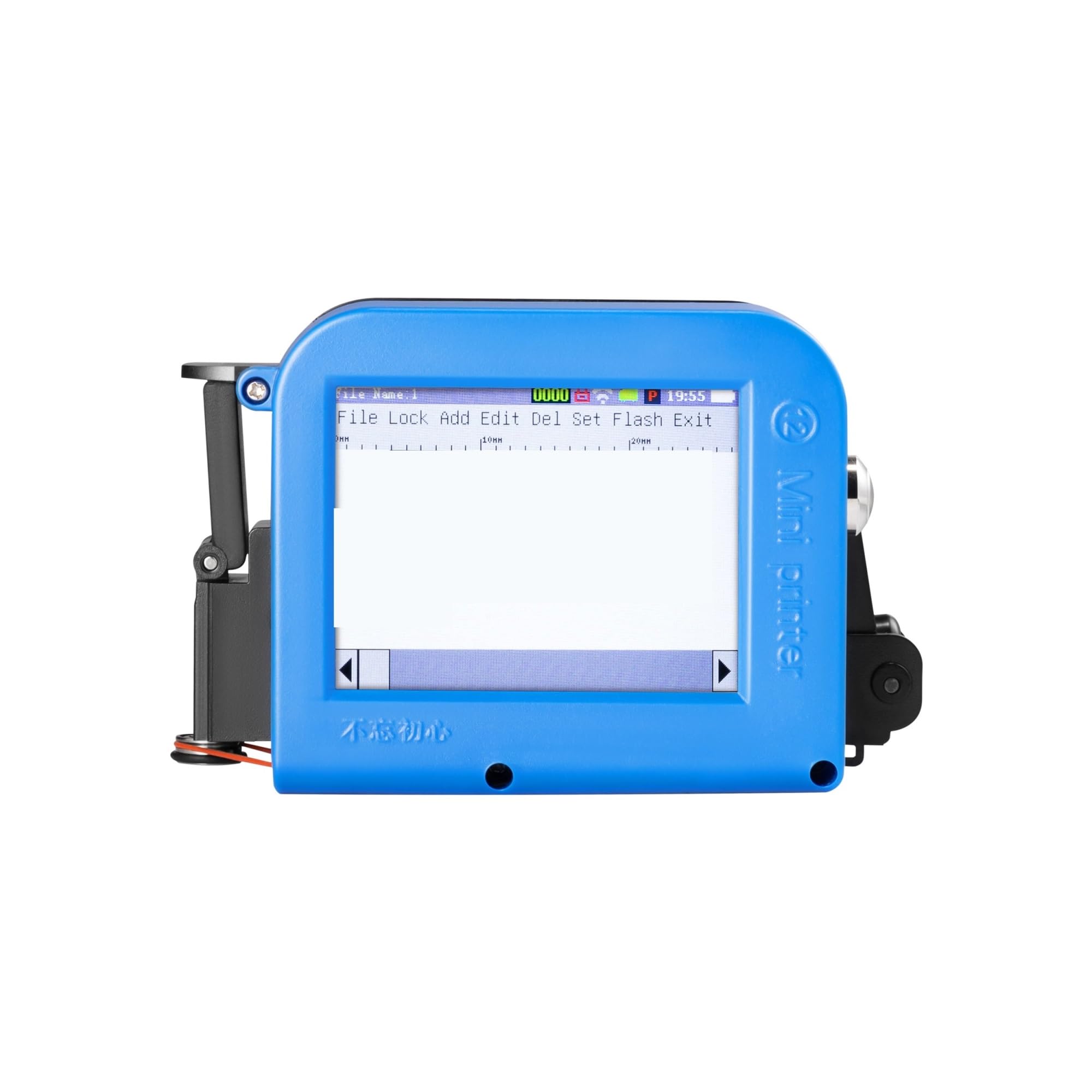 Pistola for stampa a getto d'inchiostro da 12,7 mm Barra QR Codice batch Data Logo Etichetta di scadenza Stampante a getto d'inchiostro termica Su Cartone, Legno(Printer handle)
