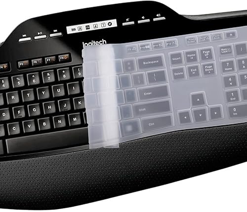 Miniatura 5 de Funda de teclado para Logitech MK710-RB MK710 MK735 MK700 Wireless Ultra Thin Silicone Keyboard Protector Skin Logitech MK710 Accesorios -