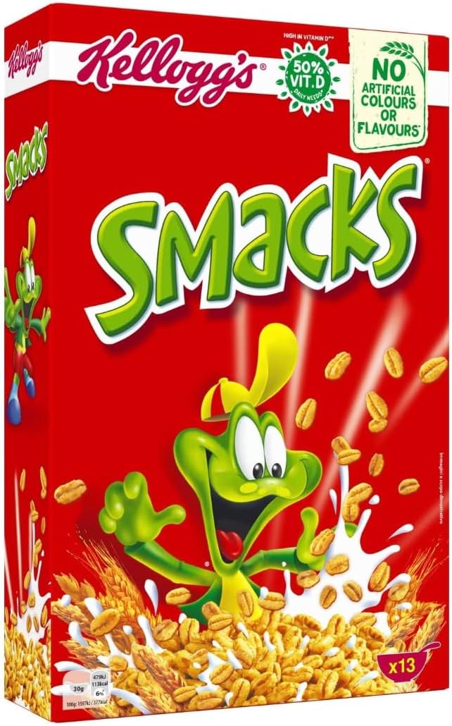 Kellogg's Smacks cereals breakfast 400g. Pack of 3 Amazon.co.uk