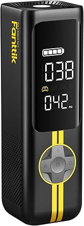 Fanttik X8 APEX EV Tire Inflator Portable Air Pump, 2X Faster Inflation, 150PSI Cordless Air Compressor with Powerful Battery, Fits Electric Cars, Cars, Motorcycles, Bikes, Balls