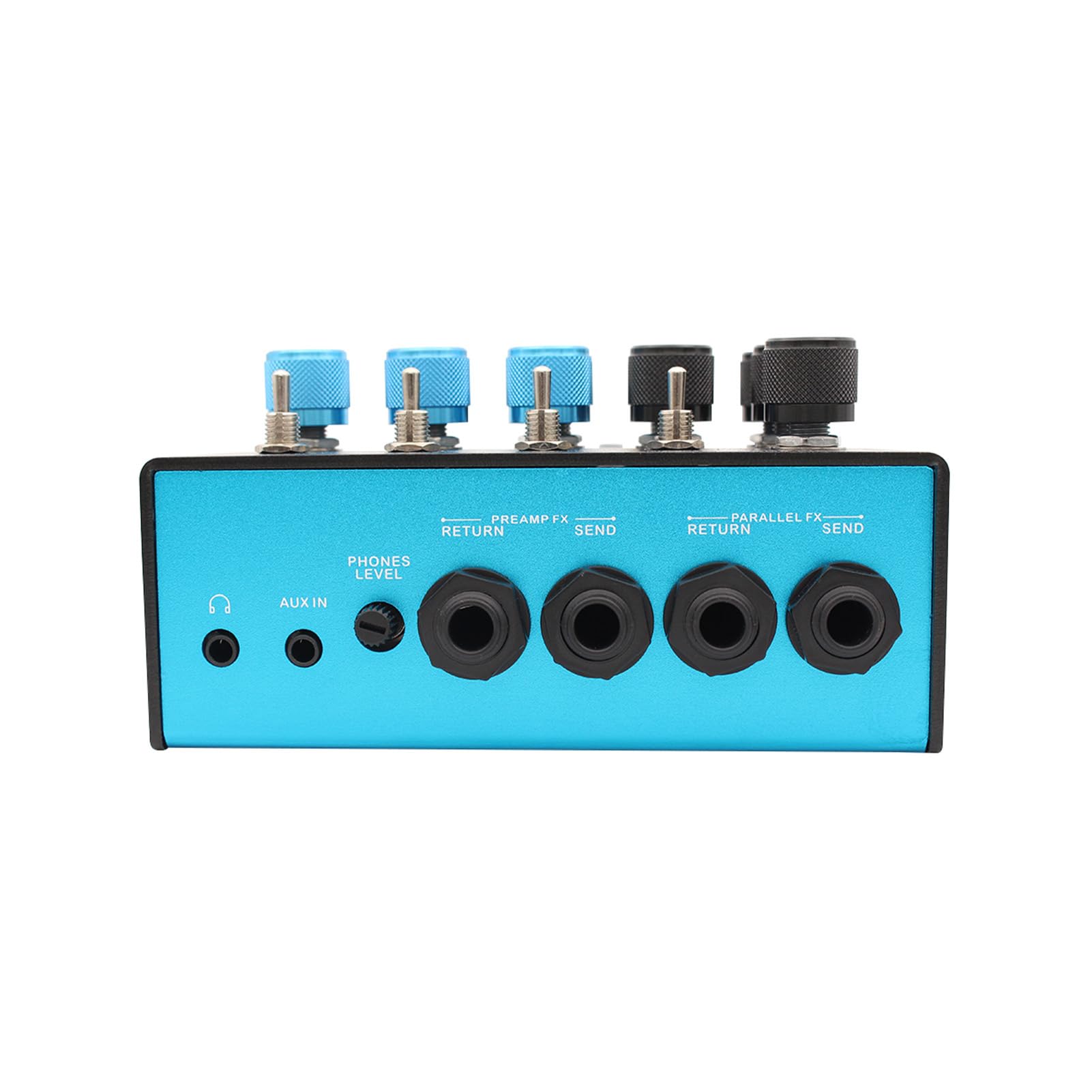Pedale Multieffetto per Basso, Processore Multieffetto Professionale, Pedali per Basso con Preamplificatore, Equalizzatore a 3 Bande, Catena di Segnali Parallela, Loop FX, Simulatore di