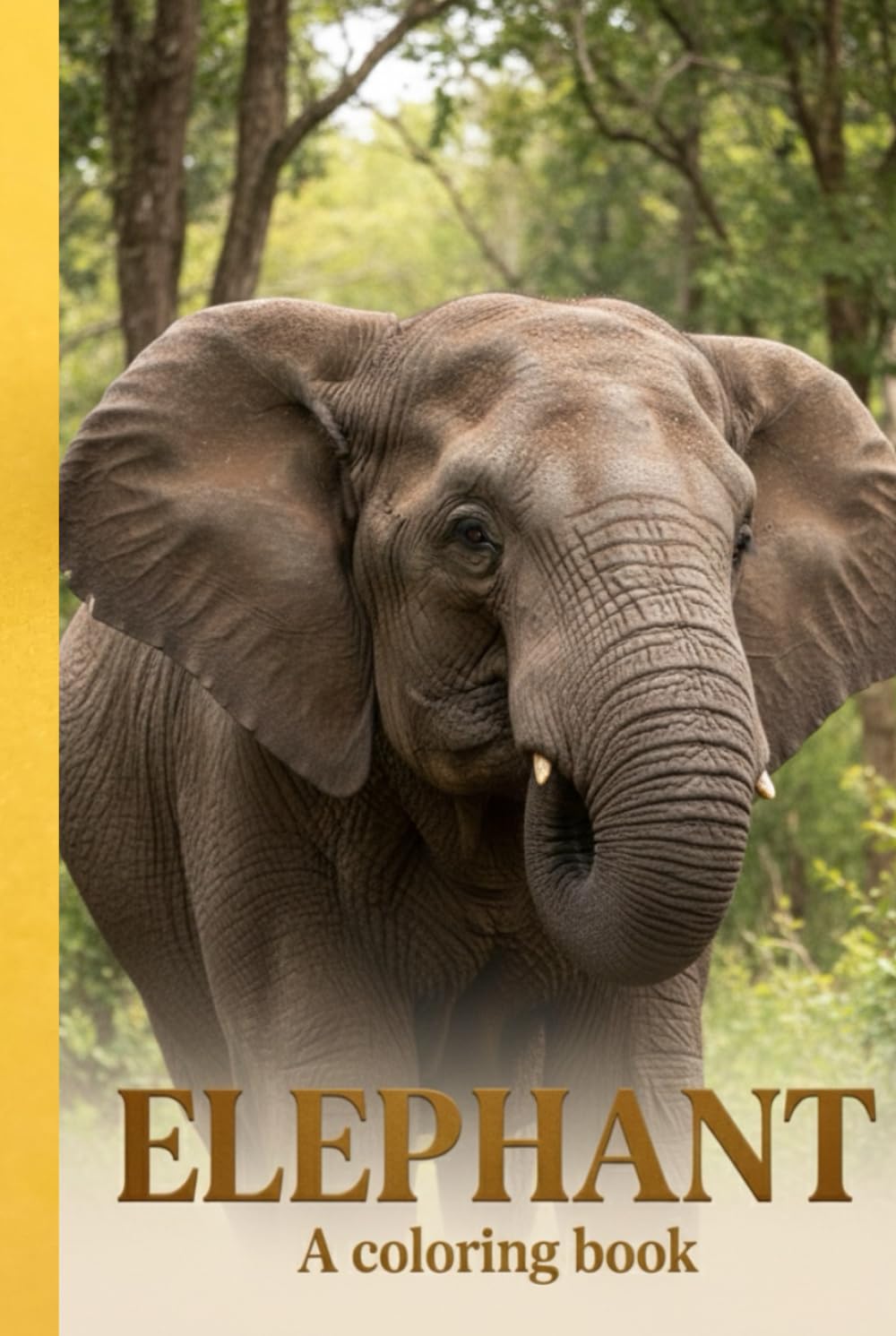 Elephant Coloring Book for Kids, Teens & Young Adults (Ages 5–18): Fun, Cute & Realistic Elephant Coloring Pages for Relaxation, Creativity & Stress Relief