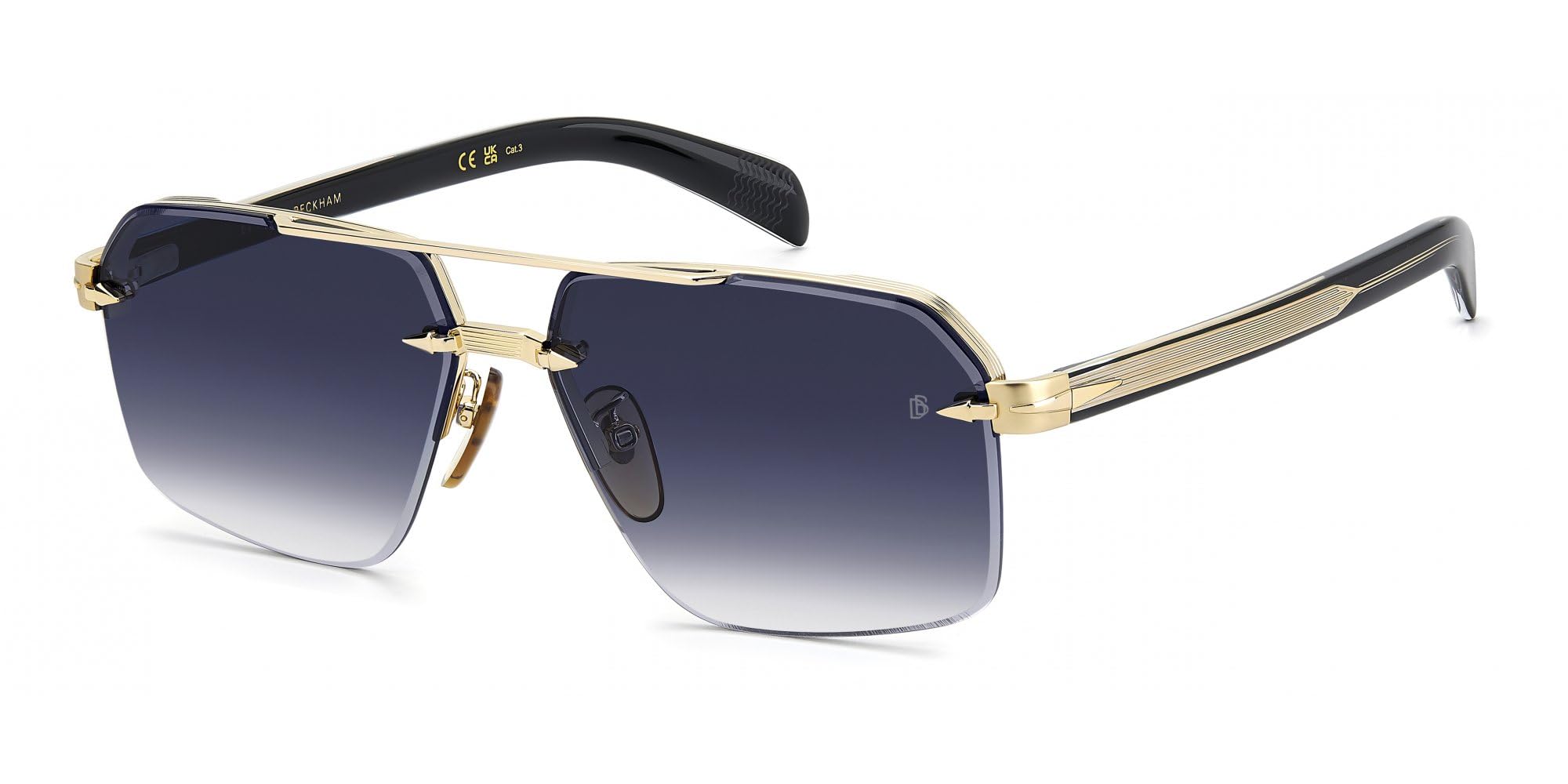 David Beckham Occhiali da Sole DB 7170/S Gold black 61/14/138 Uomo