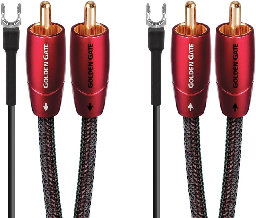 Golden Gate Turntable RCA > RCA Turntable Cable + Ground Wire - 1.5M