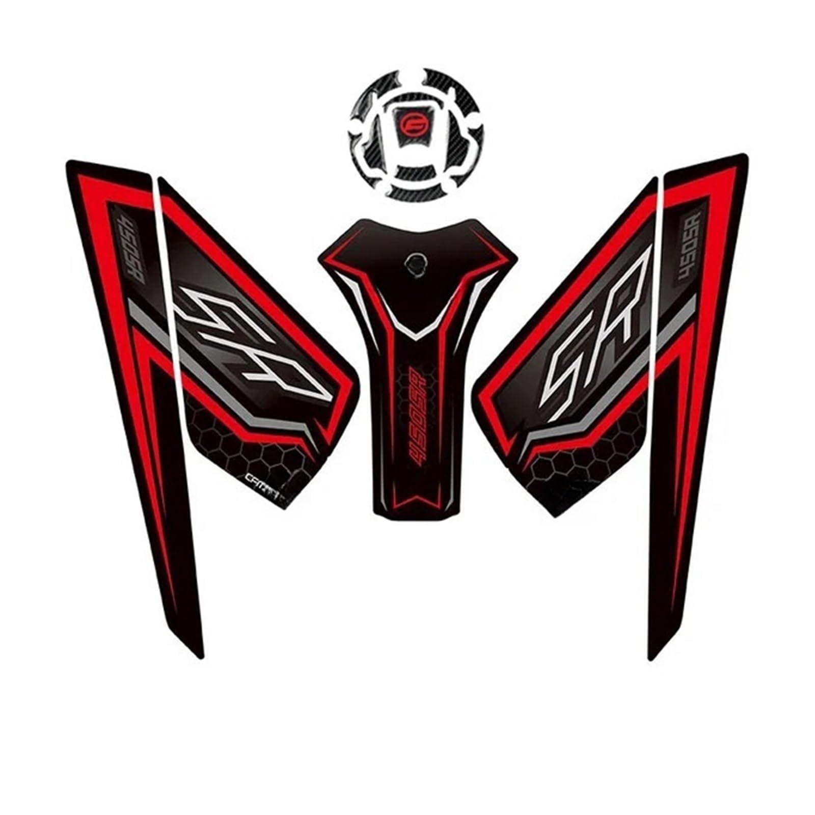 for CFMOTO 450SR Tank Pad Stickers Motorcycle Accessories Tankpad Fueltank Protector Decal for SRS SR SS 450SRS 450SS 450 Fuel Tanks Pads