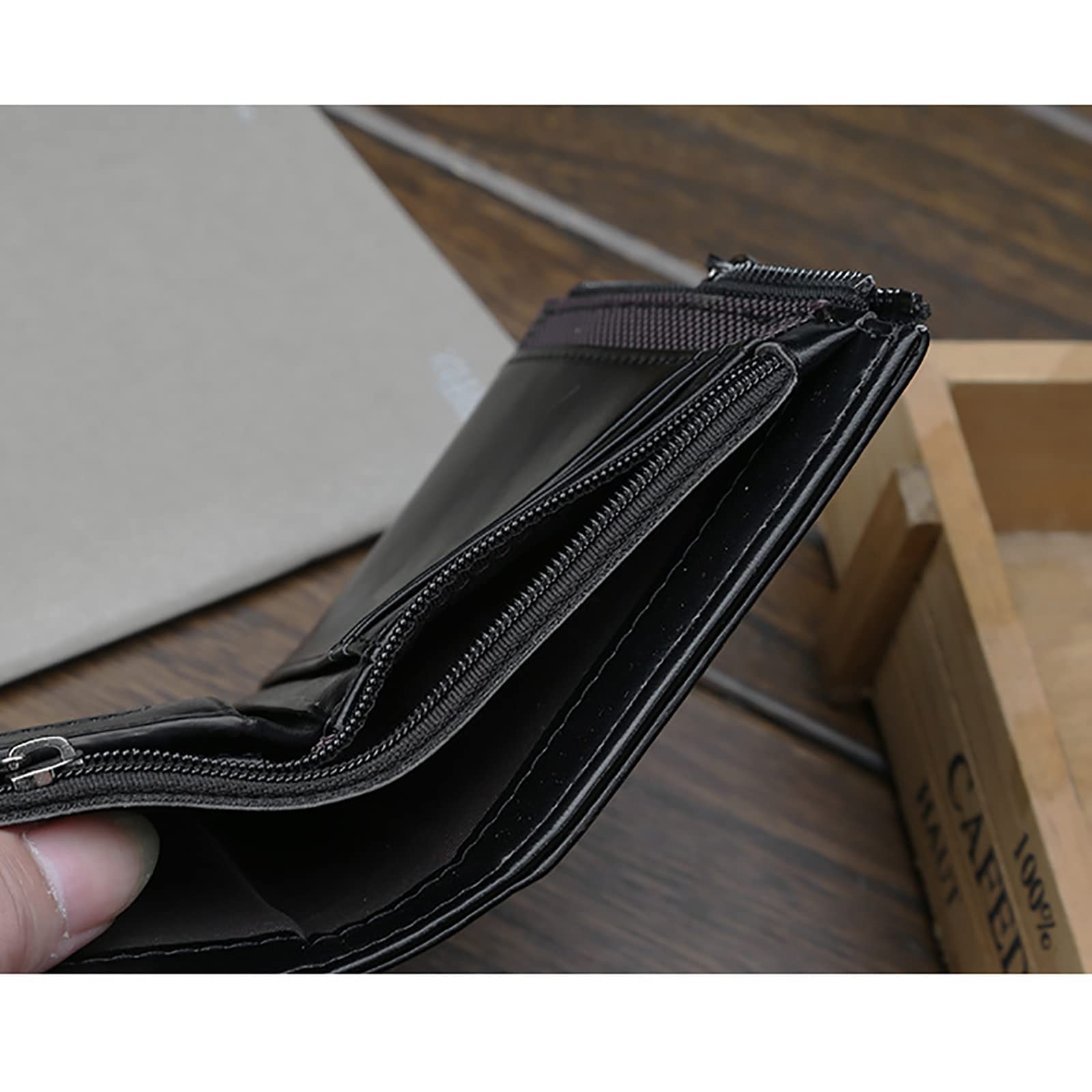 Portafogli da uomo funzionali,Portafogli(Black)