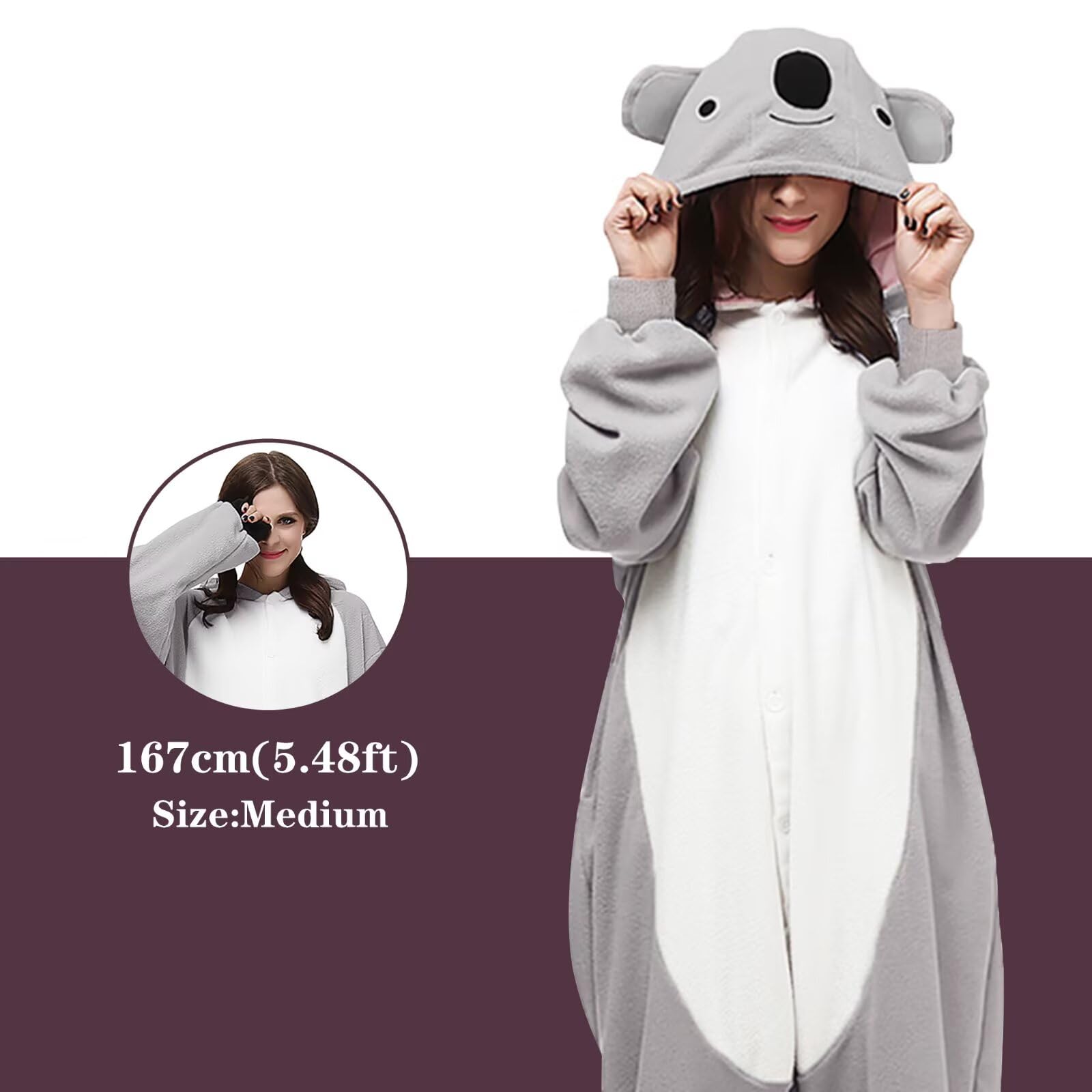 LBJR Combinaison Pyjama Homme Kigurumi Adulte Onesie Grenouillere Femme