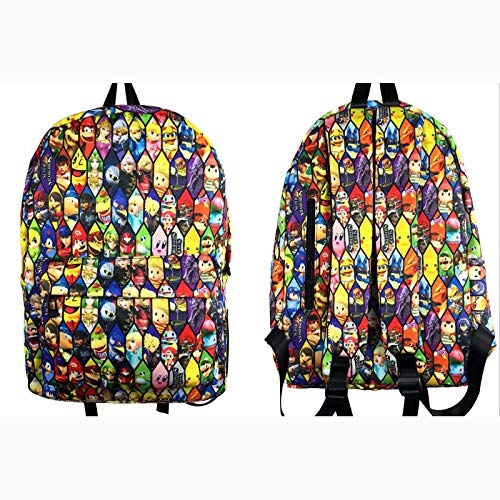 MIAOGOU Bolso de Mario 1 Pieza de Dibujos Animados Super Bros Yoshi Toad Boo Bowser Kirby