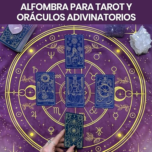 Tapete de Adivinación para Tarot y Oracle con Bolsa