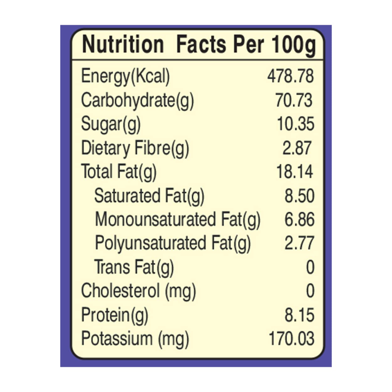 SOBISCO Breakfast Blueberry Biscuits Good Source of Fiber (168gm) (Pack of 3) - Image 2 thumbnail