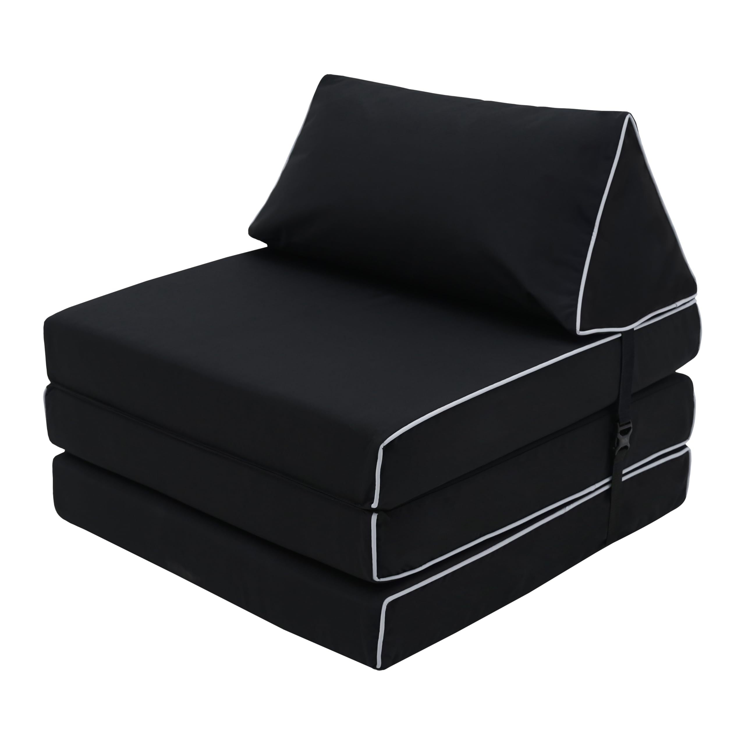 Game Over Materasso Pieghevole a Z Bed 218x64cm Materasso Pieghevole per Interni e per Esterni Divano Letto, Set Futon per le Serate di Gioco, Ottimo per i Sleepover e Gli Ospiti (Fumo Cosmico)