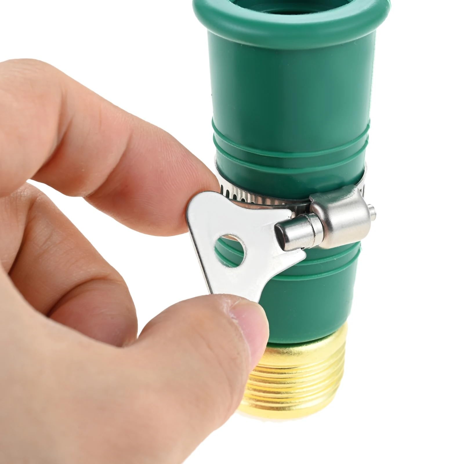 Manguera de agua para grifo, 6 uds., con abrazaderas, compatible conector accesorio para fregadero 3/4 ", jardín, cocina, baño, Camping, Rv