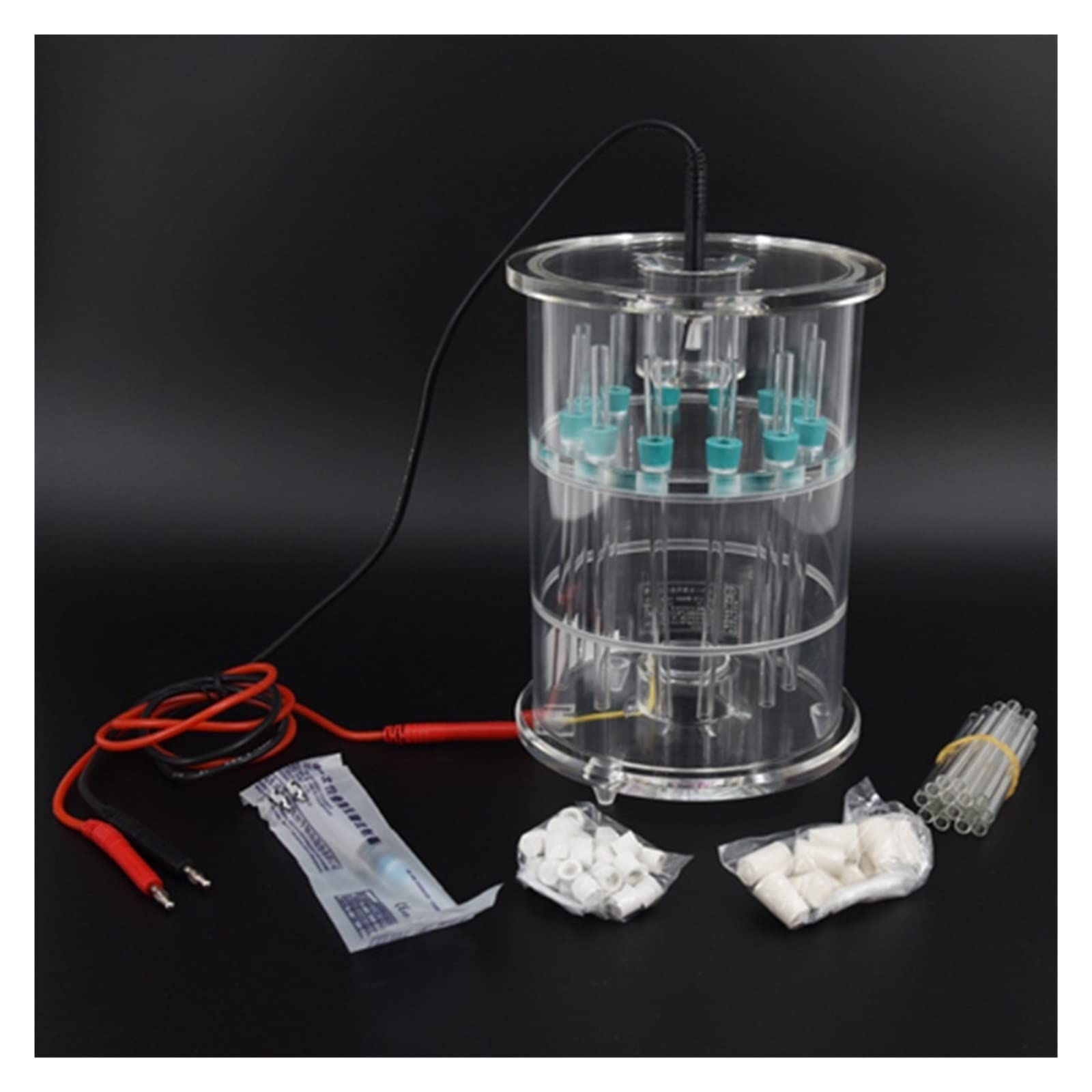 VCHICS Aparato de electroforesis, Aparato De Electroforesis Vertical Individual Pequeño DYCZ-23A For Electroforesis En Gel De Proteína Fácil de Usar
