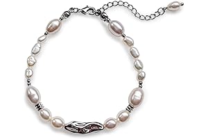 AAA Quality Natural White Freshwater Cultured Pearl Bracelet For Women