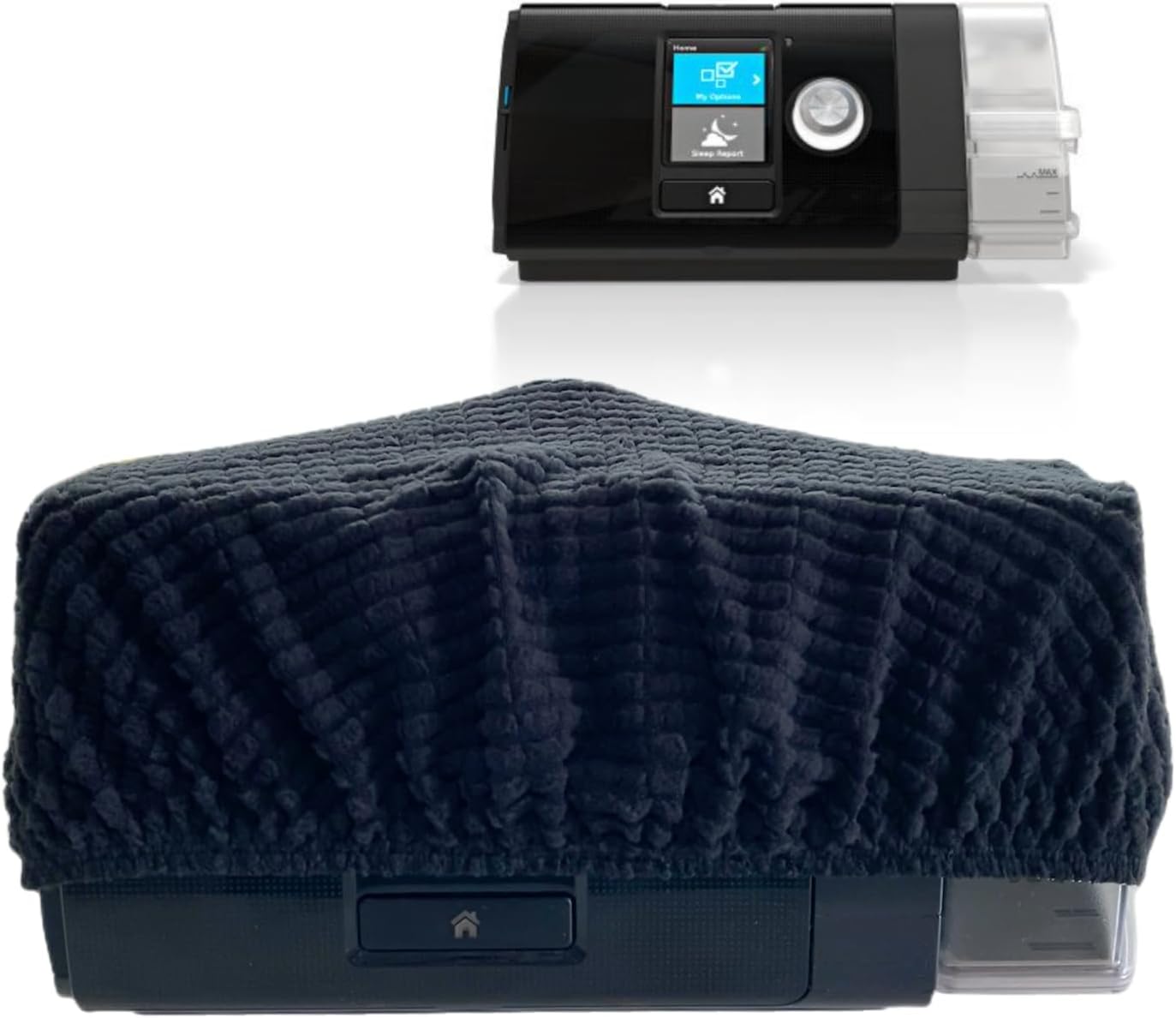 Live Easy - CPAP Dust Cover - CPAP Hose Cover - Protect Your CPAP Machines for Sleep Apnea & BiPAP Machines - CPAP Cleaning Supplies - CPAP Accessories - Cleaner Machine - CPAP Cover (Midnight Black)