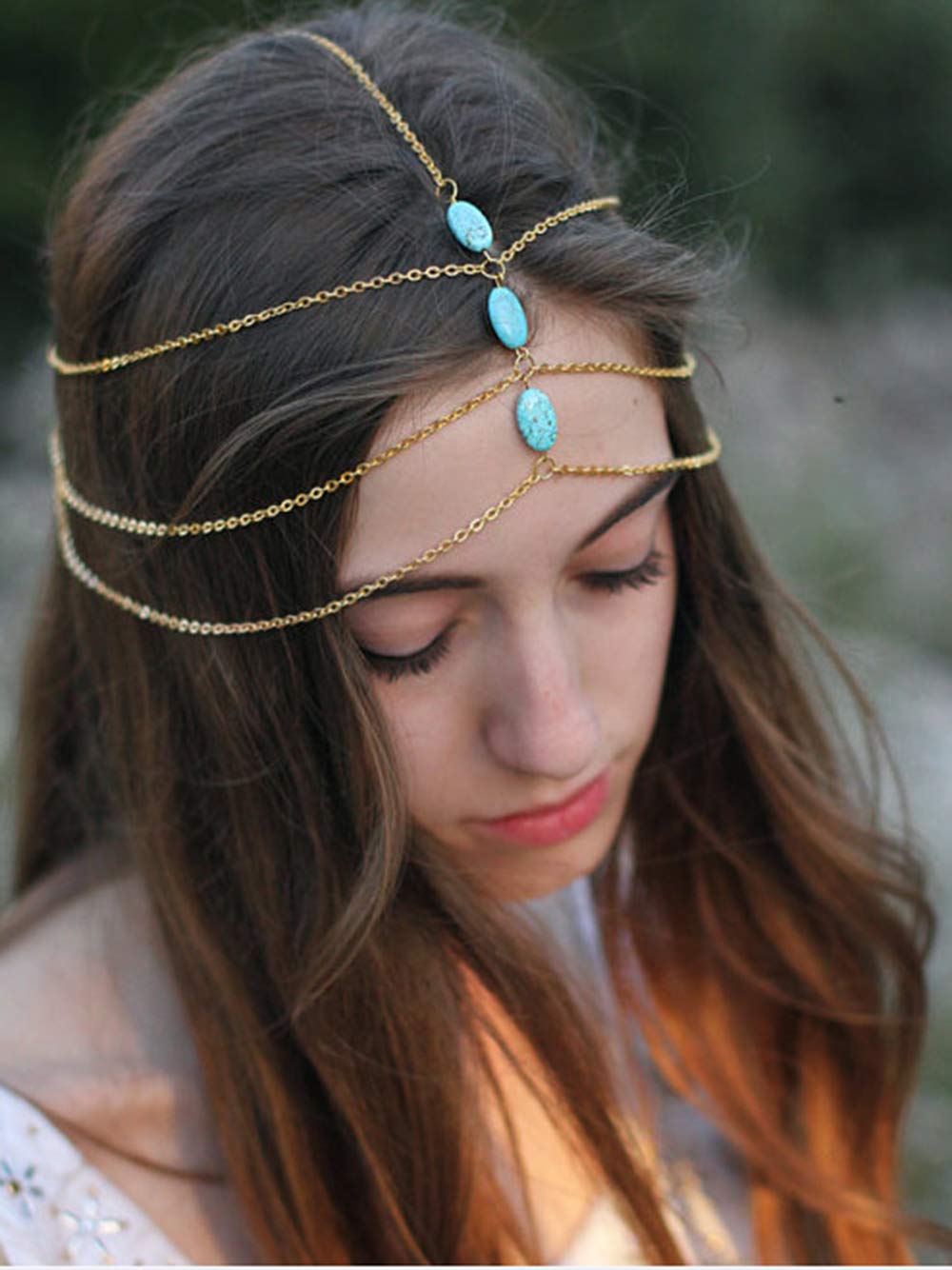 Amazon.com : DoubleNine Bohemian Bridal Headpiece Turquoise Pendant Gold Forhead Tassels Gypsy Head Chain Headband Retro Hair Accessories Headpiece Godness Head Dress for Women Girls : Beauty & Personal Care Amazon.com : DoubleNine Bohemian Bridal Headpiece Turquoise Pendant Gold Forhead Tassels Gypsy Head Chain Headband Retro Hair Accessories Headpiece Godness Head Dress for Women Girls : Beauty & Personal Care