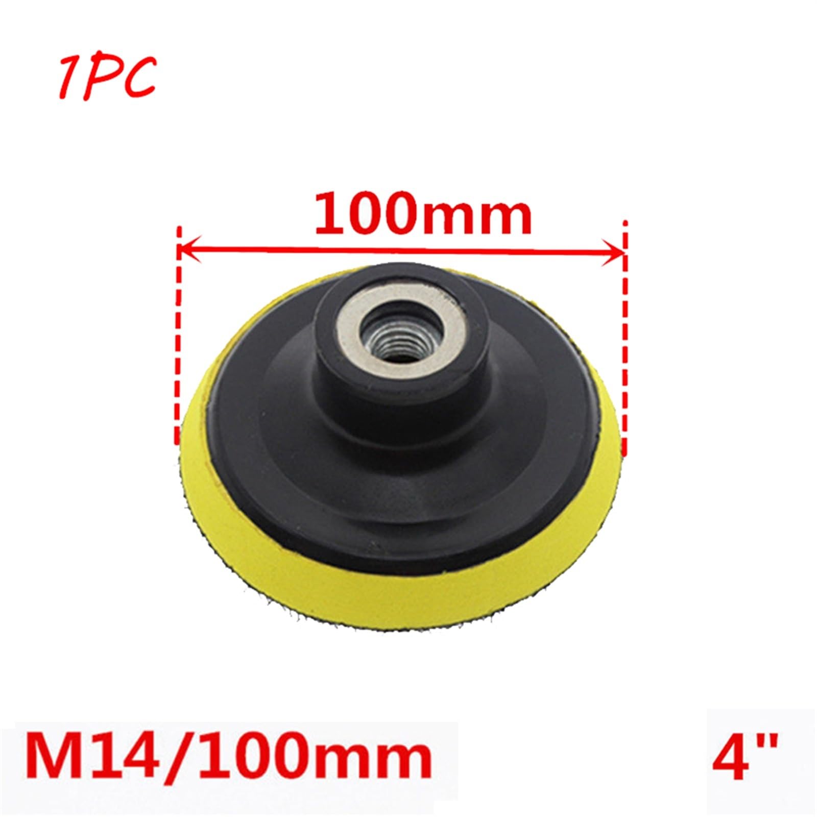 Narzędzia Do Tarcz Polerskich, Tarcze Listkowe 1 Szt. Elektryczna Taca Na Tarczę Szlifierską Koło Zębate Tarcza Polerska/4 Inch M14 100Mm