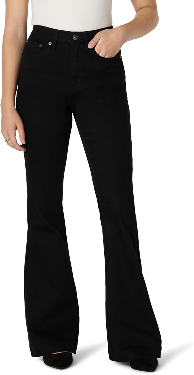 Amazon Essentials Womens High Stretch High-Rise Flare Jean Amazon Essentials Womens High Stretch High-Rise Flare Jean