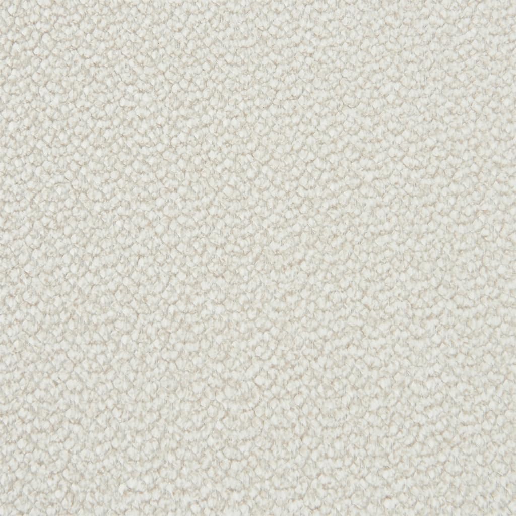Alice's Garden Divano modulare sottovuoto e compresso in tessuto ciniglia, 3 posti, Movi, Bianco, 219x110x62 cm