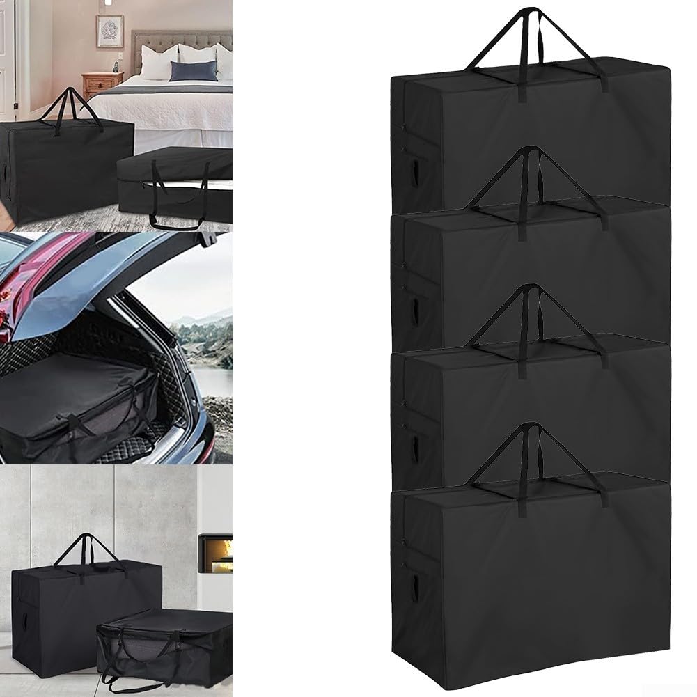 Bolsa de almacenamiento plegable para colchón, bolsa de almacenamiento de tela Oxford impermeable 420D, colchón plegable, funda de transporte de espuma viscoelástica (84 x 41 x 69 cm)