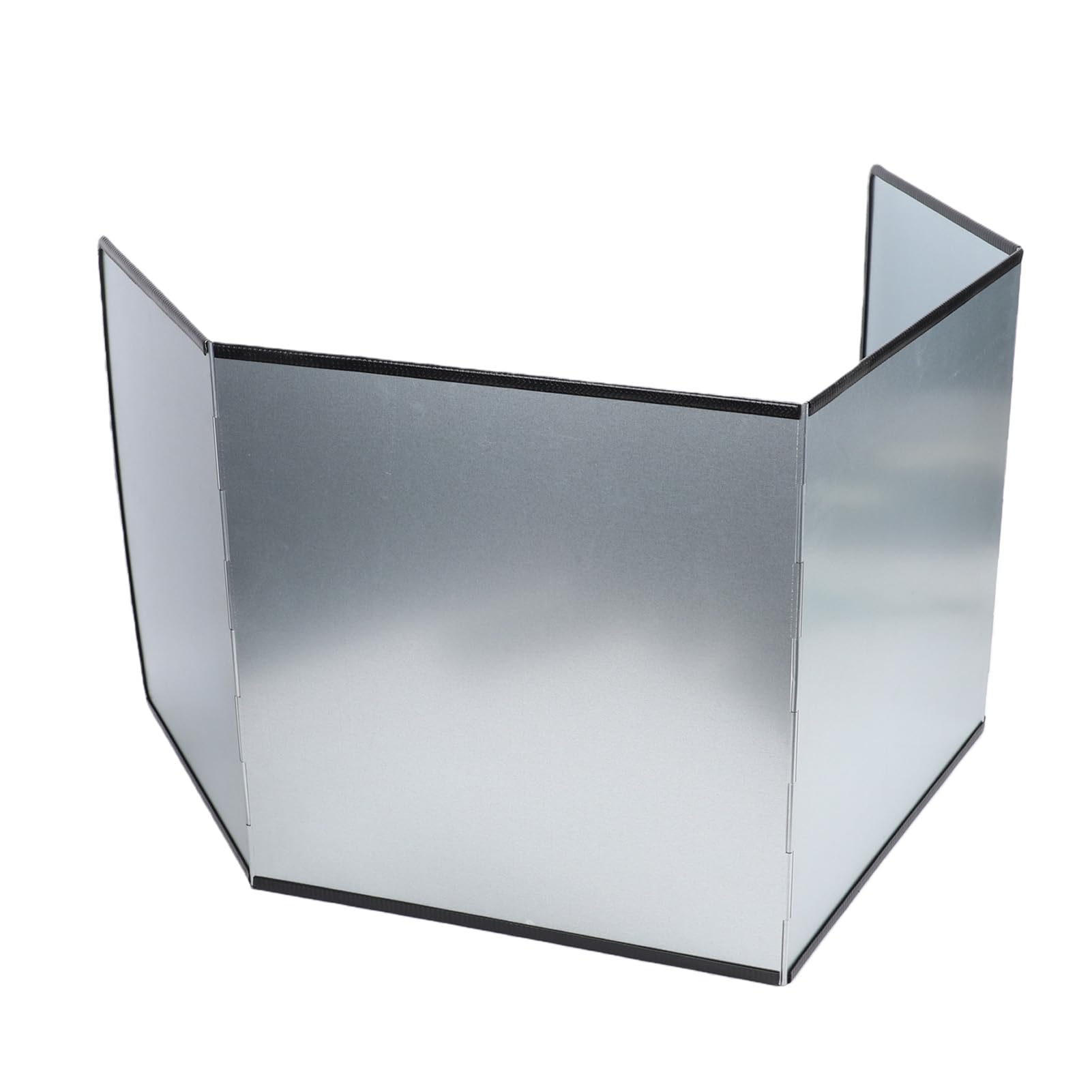 Annadue Protector contra Salpicaduras, Tablero de Aislamiento Térmico de Cocina, Tablero de Aislamiento contra Salpicaduras de Aceite de Hierro Chapado en Zinc Plateado, Protector Antisalpicaduras
