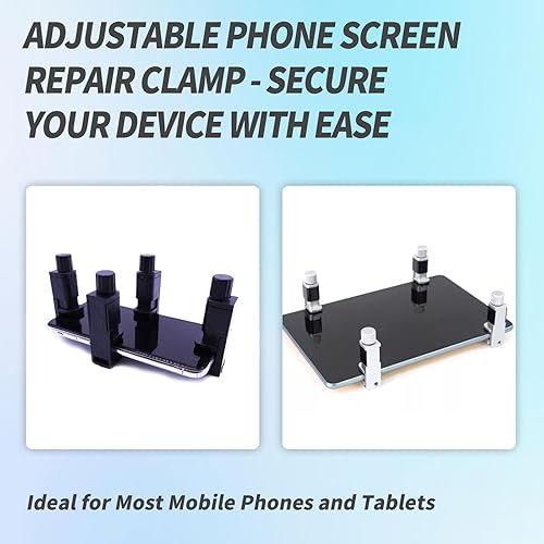Miniatura 2 de Herramienta de reparación de pantalla de teléfono, herramientas de fijación de abrazadera de sujeción de pantalla ajustable para teléfono,