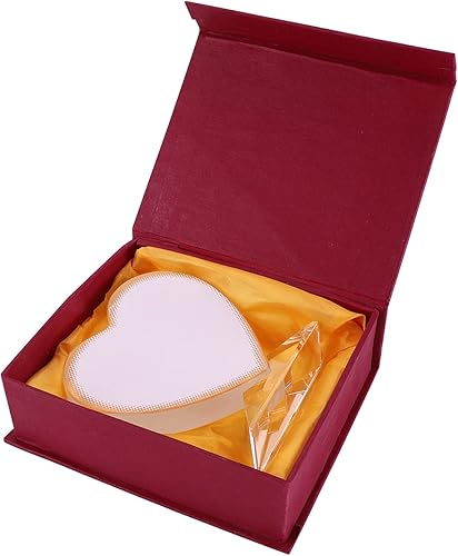 Miniatura 4 de Marco de fotos de cristal personalizado con forma de corazón, marco de placa de impresión de imagen, marco de soporte de placa de escritorio para