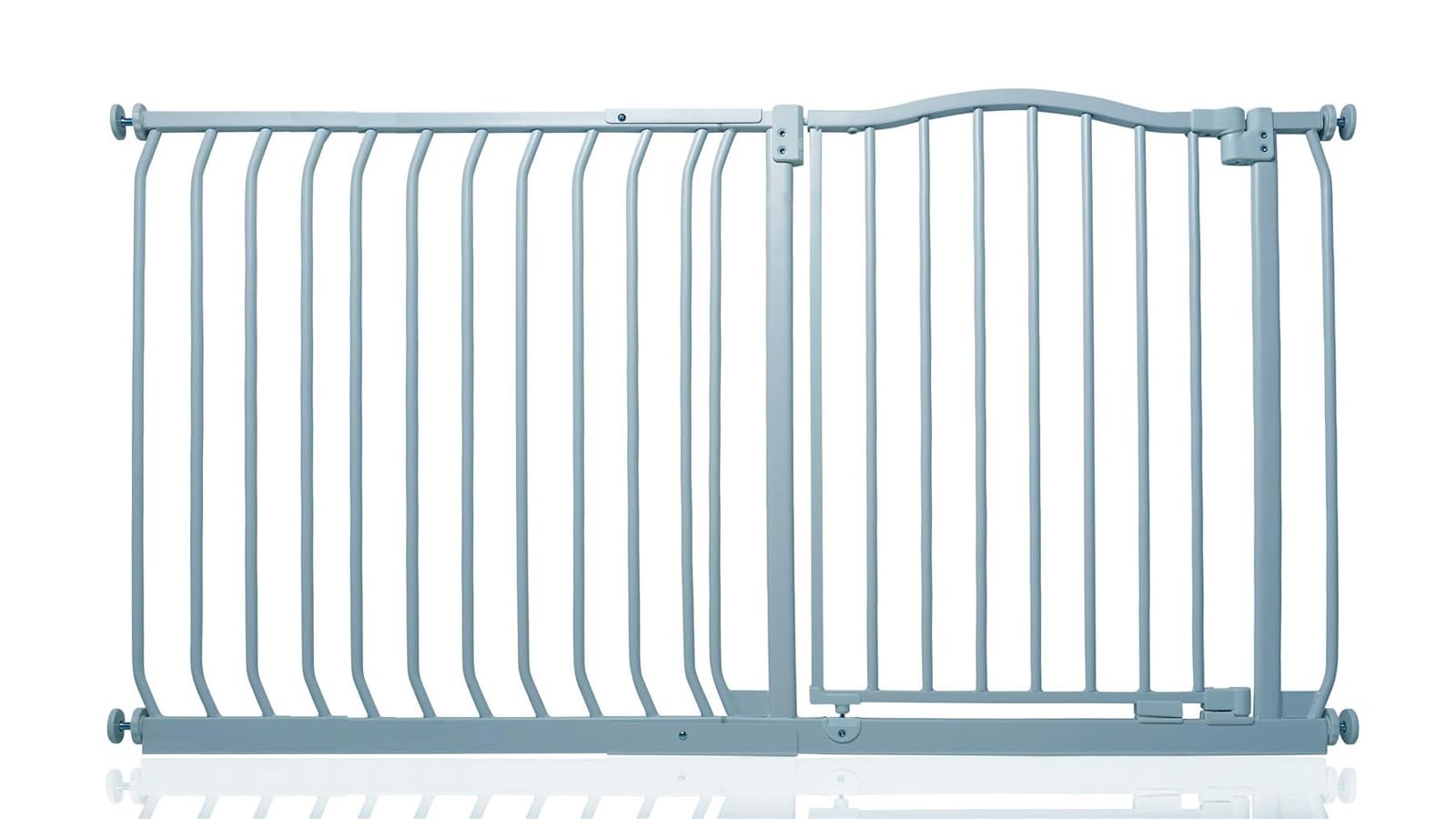 Safetots Curved Top Safety Gate, 71cm - 80cm, Matt White, Pressure Fit Stair Gate, Baby Gate for Doors Hallways and Spaces, Safety Barrier, Easy Installation — view 56