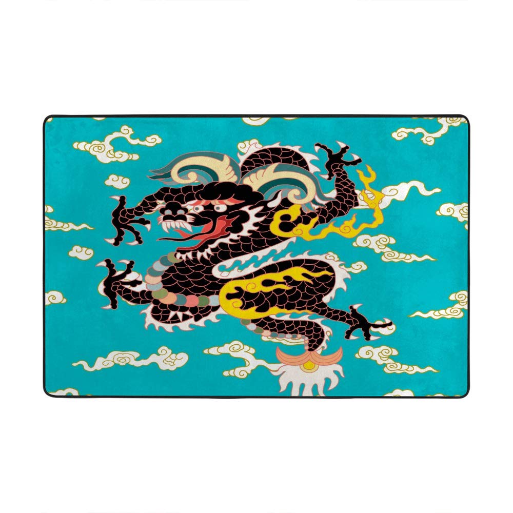 Tapis de maison design moderne flamant rose en tissu de grande taille
