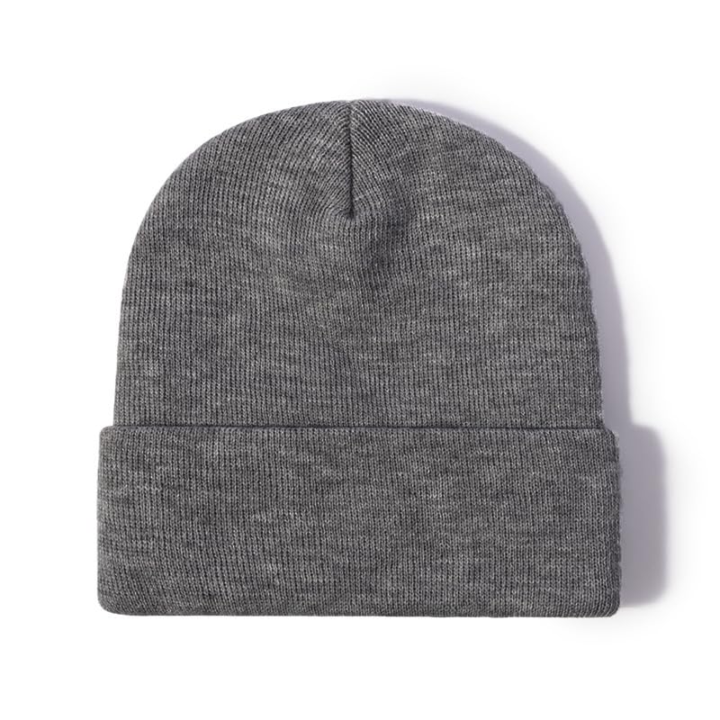 Image of ZOORON Beanie for Women Men Ski Watch Cap Cuffed Plain Skull Knit Hat Soft Fisherman Winter Hat