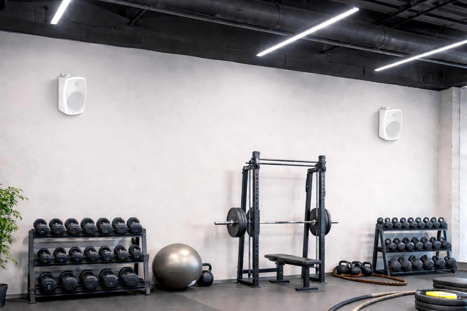 System One – od520 WH - Coppia di casse acustiche per interni ed esterni. Colore: Bianco.