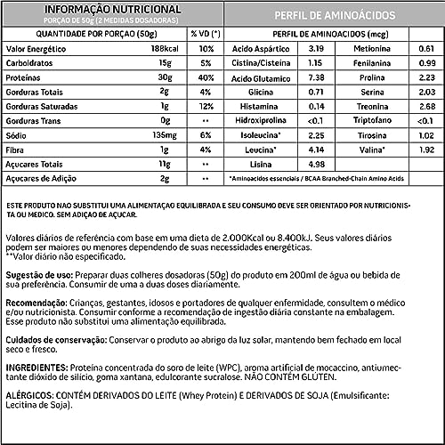 Whey Protein Concentrado 1Kg - Mocaccino - Importado - Soldiers Nutrition