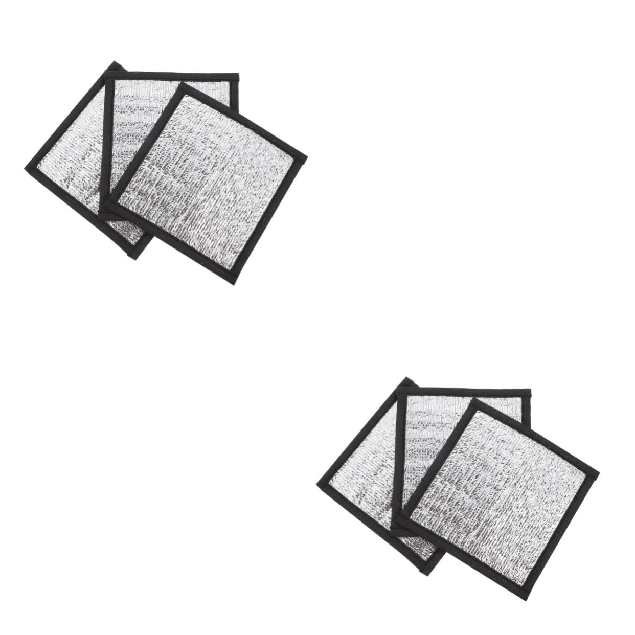 CORHAD 2sets Parrot Heating Pad Reptile Basking Platform Pet Warmer Self-Warming Mat Reptile Tank Accessories 3pcs*2