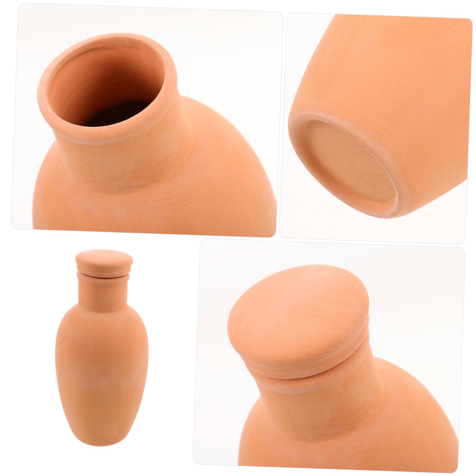 ibasenice 4 Pièces Système Darrosage Automatique Terre Cuite pour Plantes Dintérieur et Dextérieur Inserts Auto Irrigants avec Distribution Contrôlée