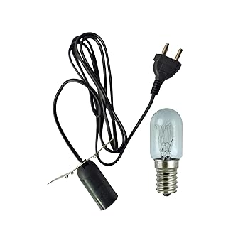 QUEENS CANVAS- Himalayan Salt Lamp WireSet With 1 E-14 Bulb | Pack of 1 | Wireset With E-14 Bulb