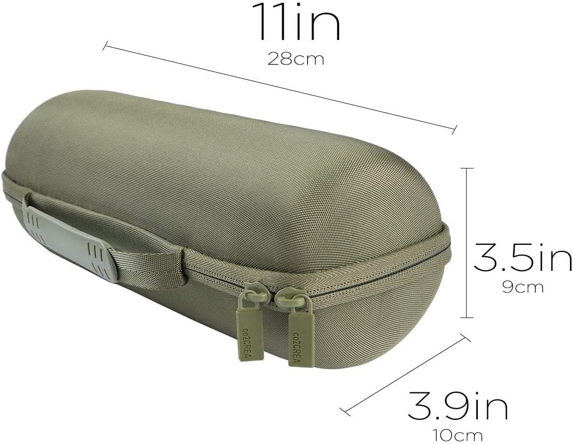 co2CREA Hard + Silicone Case for JBL Charge 5 Speaker