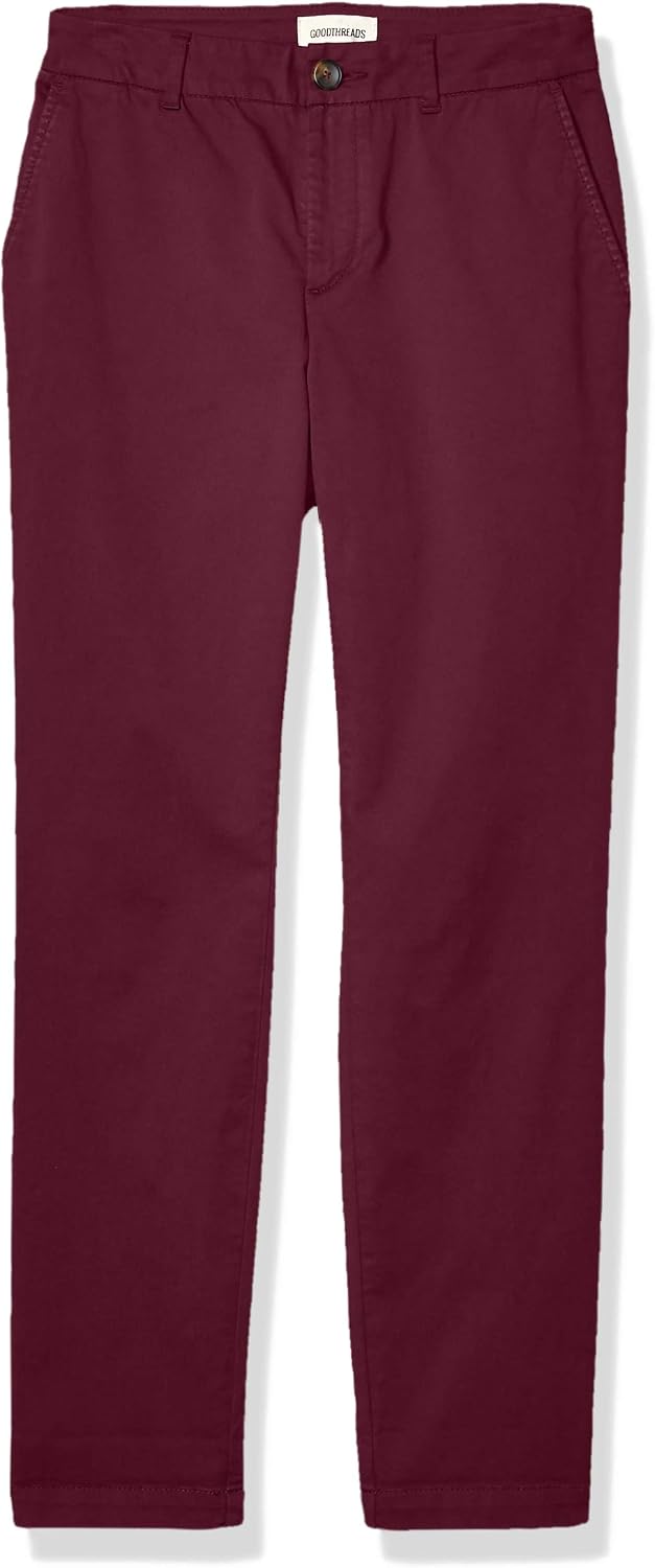 Amazon Brand - Goodthreads Women's Mid-Rise Girlfriend Chino Pant