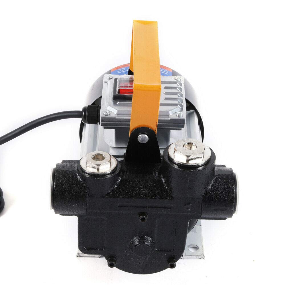 Pompa diesel da 550 W, 230 V, per olio combustibile, autoadescante, con 2 boccette da 60 l/min