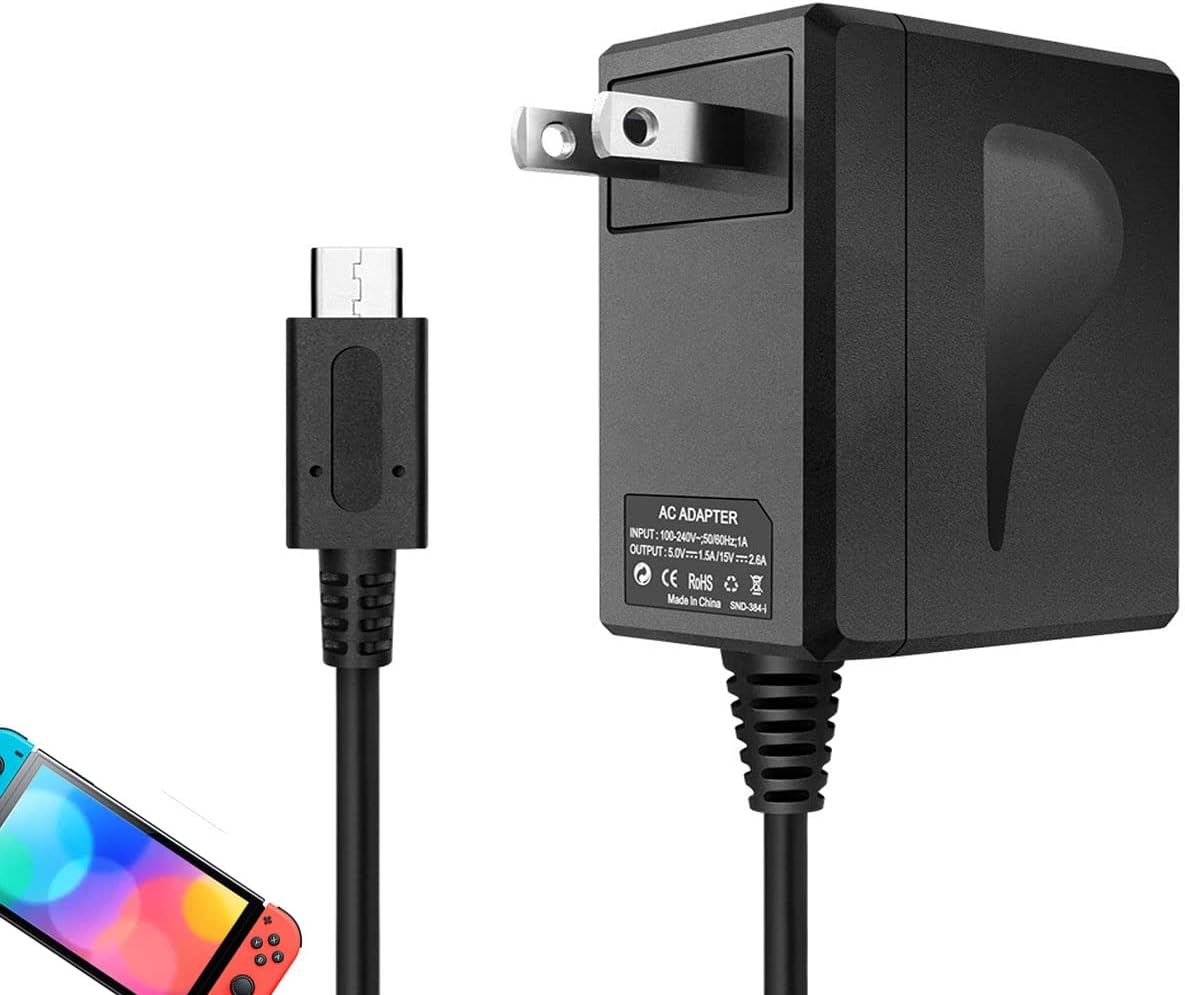 Switch Charger for Nintendo Switch Power Charger Cable AC