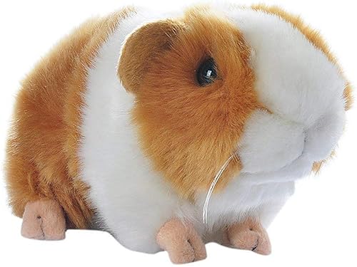 RemeeHi Juguete de peluche de conejillo de indias marrón de 7 pulgadas, suave y lindo juguete de peluche regalo para niños (amarillo y blanco)