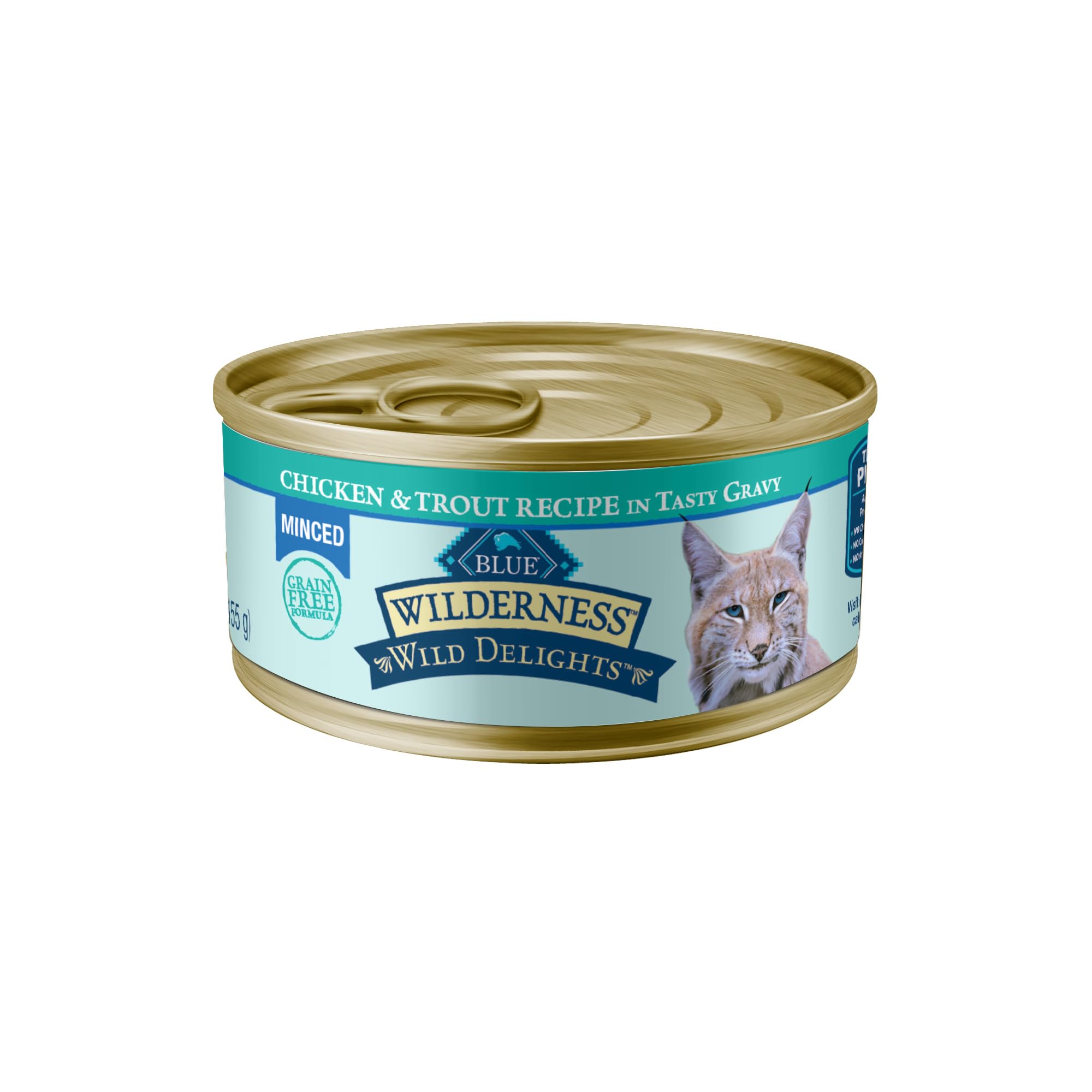 Blue Buffalo Wilderness Wild Delights Chicken & Trout Wet Cat Food