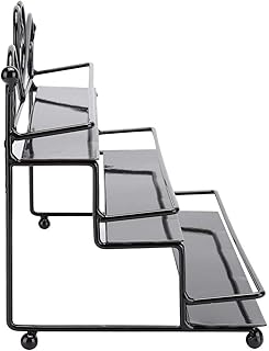 Uxsiya Stojak na lakier do paznokci, uchwyt na lakier do paznokci, salony paznokci dom na prezent do prezentacji (czarny)